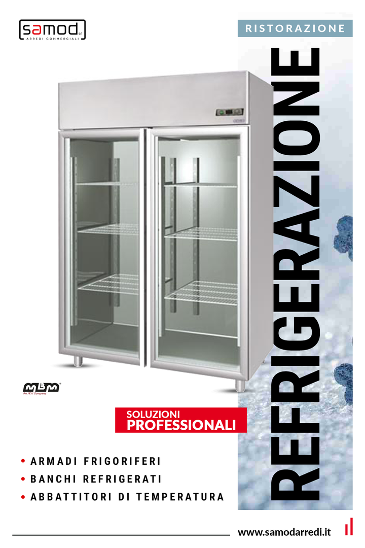 Per il completamento della tua cucina scopri la linea dedicata alla #refrigerazione ❄️ di #MBMCookingEquipment.