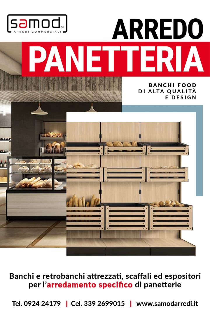 Per la tua #panetteria 🥖 scopri l'arredo food SIFA , di alta qualità e design.