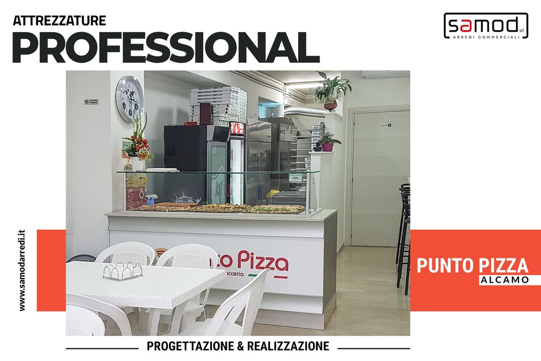 #PuntoPizza, nata ad Alcamo in Piano Santa Maria come pizza d'asporto ma ad oggi anche con servizio ai tavoli e a domicilio, è un perfetto luogo d'incontro confortevole in cui poter gustare un'ottima pizza.