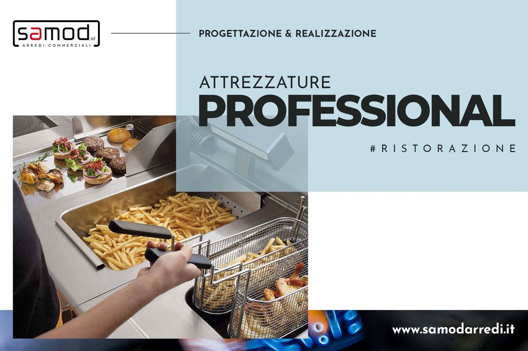 Samod Arredi progetta e realizza tra le #attrezzature #professionali per la #ristorazione, la #cucina perfetta per la vostra attività, modellata sulle vostre necessità.