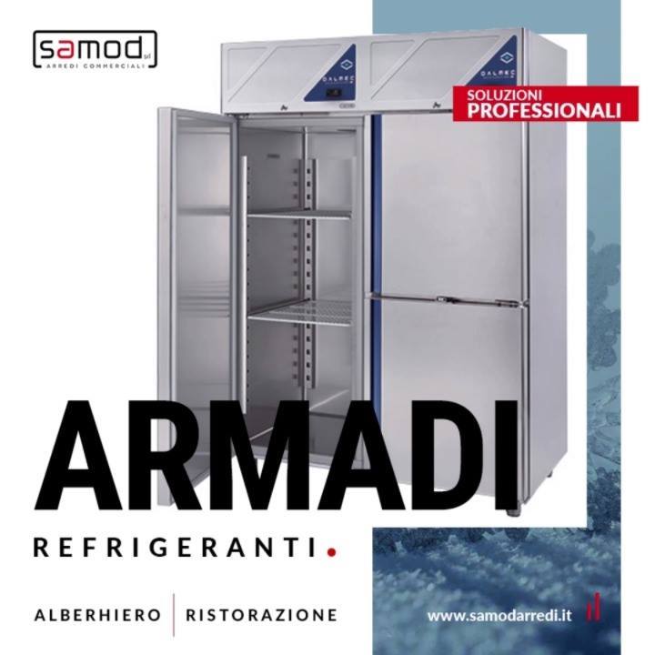Tra le soluzioni per il settore #alberghiero e della #ristorazione Samod Arredi propone gli armadi refrigeranti #Dalmec ❄️