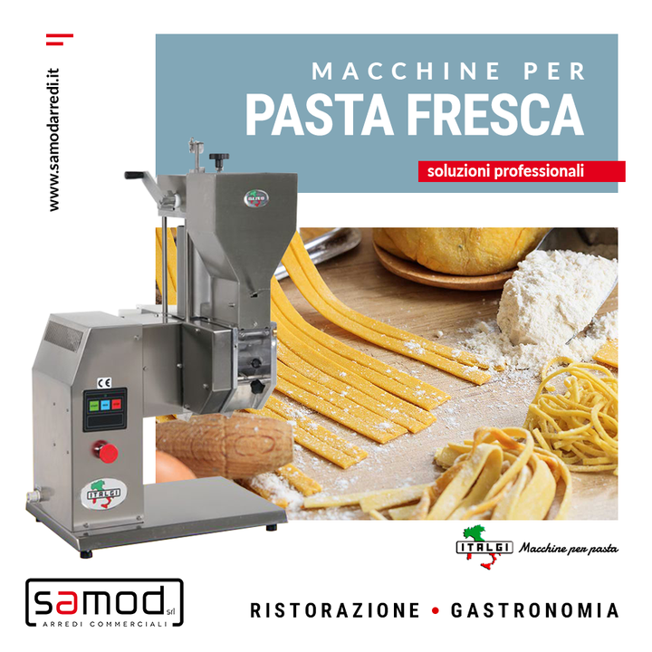 Tra le soluzioni professionali dedicate alla #Ristorazione e #Gastronomia trovate le macchine per pasta Italgi.