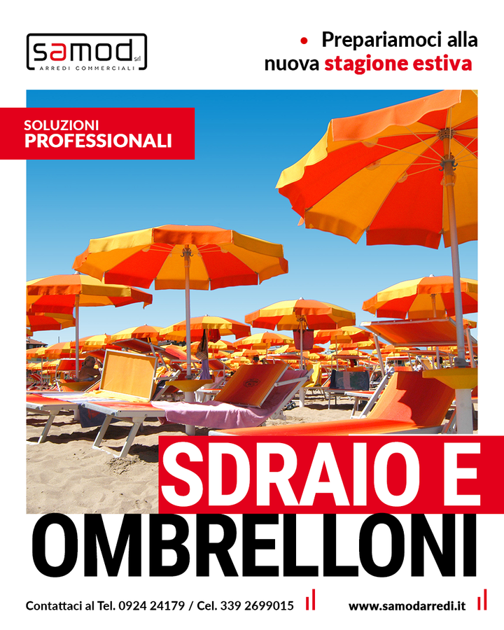 Un immancabile arredo nei lidi sono certamente le #sdraio e gli #ombrelloni ⛱☀️