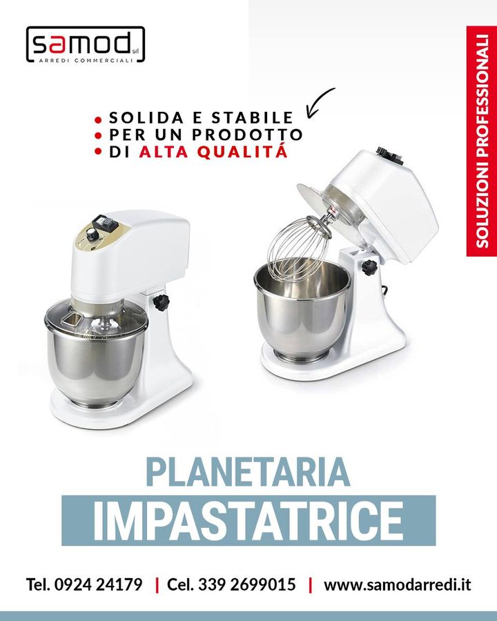 IMPASTATRICE PLANETARIA Pratika

L’impastatrice Pratika è una macchina dalla linea pulita