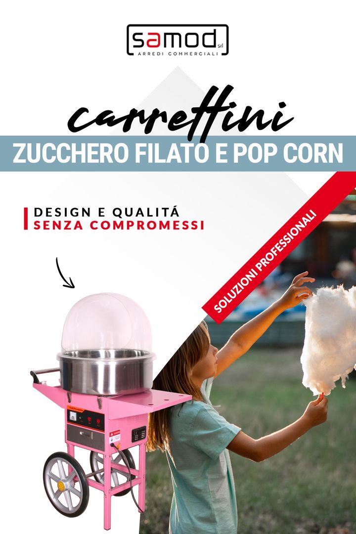 CARRETTI POP CORN E ZUCCHERO FILATO 🍿

Scopri il paradiso dei