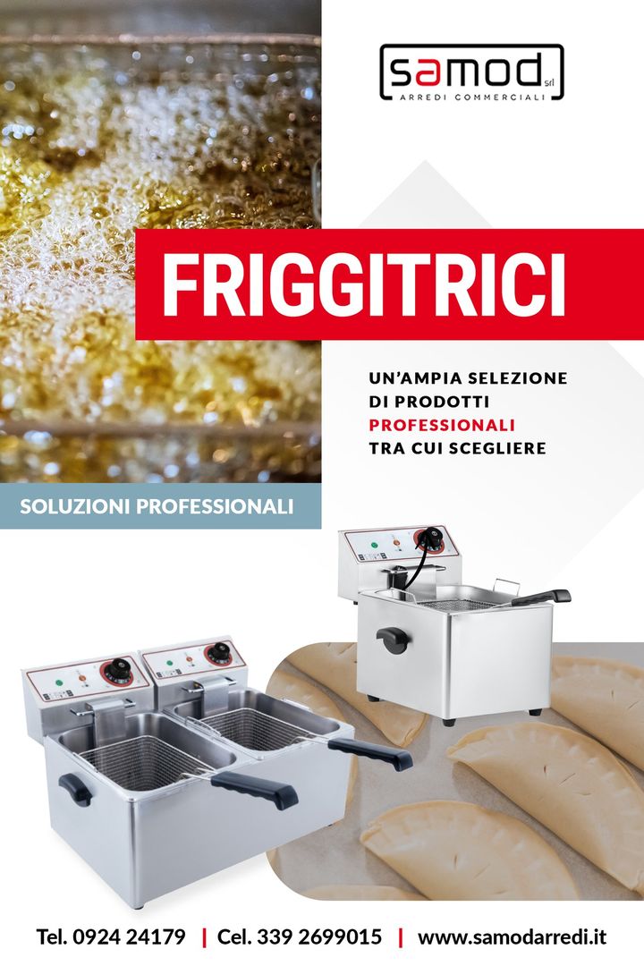 FRIGGITRICI

Per la tua attività scopri le nostre #friggitrici. Una gamma